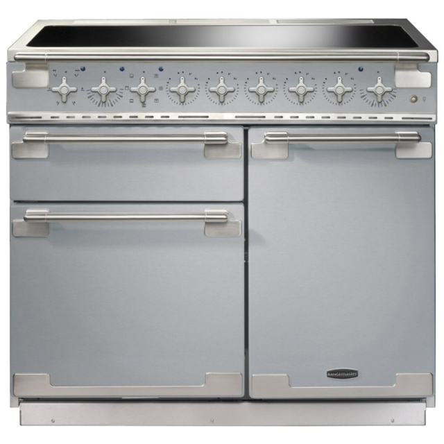 Rangemaster 100180 (ELS100EISS) Elise 100cm Induction Range Cooker, Stainless Steel/C