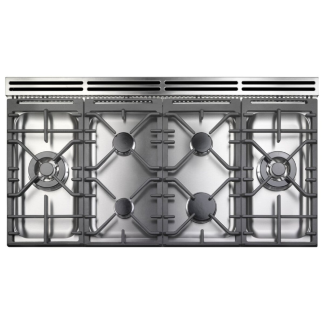 Rangemaster ELS110DFFRD Elise 110cm Dual Fuel Range Cooker, Cherry Red/Chrome