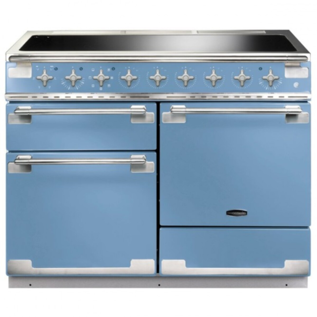 Rangemaster ELS110EICA Elise 110cm Induction Range Cooker, China Blue/Chrome
