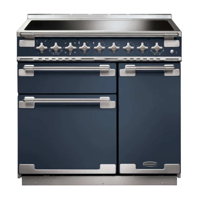 Rangemaster ELS90EISB/ Elise 90 Induction Cooker, Stone Blue