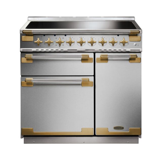 Rangemaster ELS90EISS/AB ELISE 90cm Induction Range Cooker, Stainless Steel