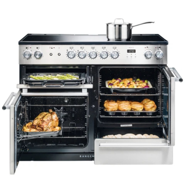 Rangemaster NEX110EICB/C Nexus 110cm Induction Cooker, Charcoal Black