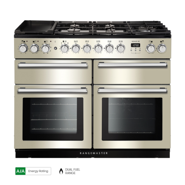 Rangemaster NEXSE110DFFIVC (118220) Nexus SE 110 Dual Fuel in Ivory, Chrome Trim