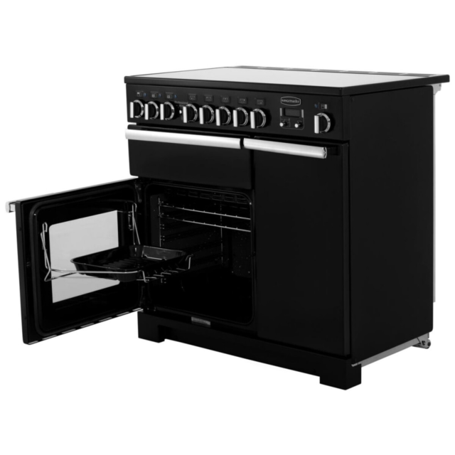 Rangemaster PDL90EICB/C PROFESSIONAL DELUXE 90cm Induction Cooker, Charcoal Bk