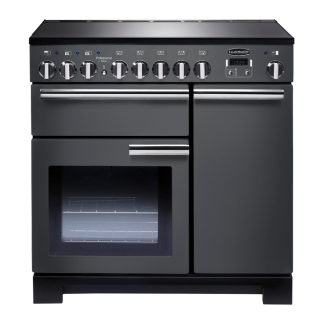 Rangemaster 10597 (PDL90EISL/C) PROFESSIONAL DELUXE 90cm Induction Cooker, Slate