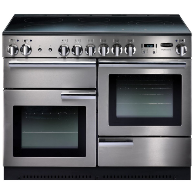 Rangemaster PROP110ECSS/C PROFESSIONAL PLUS 110cm Ceramic Range Cooker, S/Steel