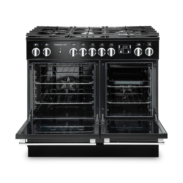Rangemaster PROPL100FXDFFGB/C 100cm Professional+ FX DF Range Cooker, Black