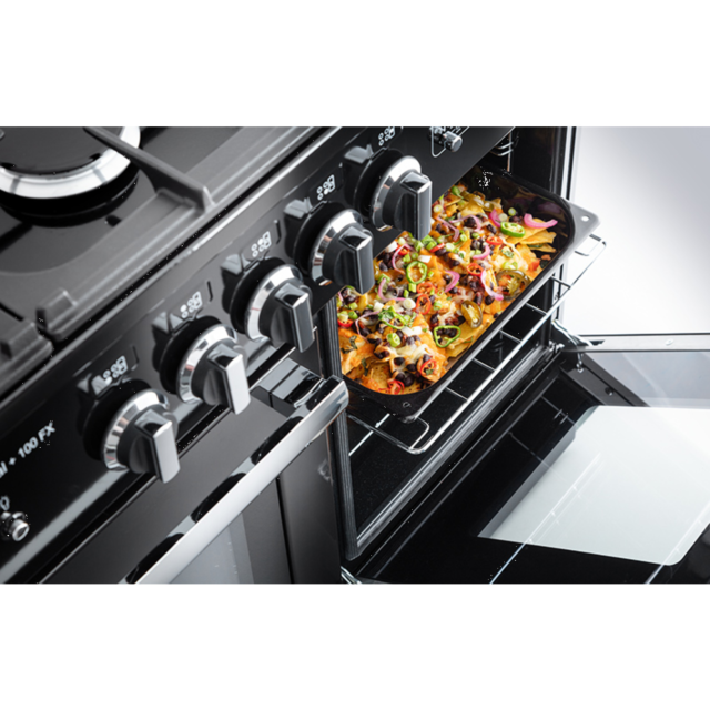 Rangemaster PROPL100FXDFFGB/C 100cm Professional+ FX DF Range Cooker, Black