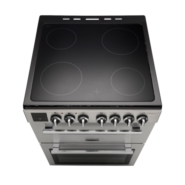 Rangemaster PROPL60ECSS/C Professional+ 60cm Ceramic Freestanding Cooker, SS