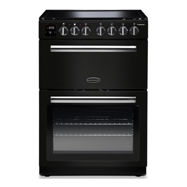 Rangemaster PROPL60EIBL/C Professional+ 60cm Induction Freestanding Cooker, Black