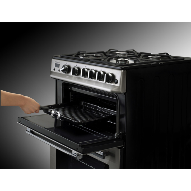 Rangemaster PROPL60NGFSS Professional+ 60cm Gas Freestanding Cooker, SS
