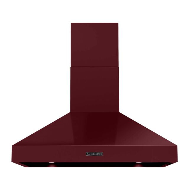Rangemaster RDLXHD100PBOR/CM1 Rangemaster Deluxe Hood 100cm Bordeux / Chrome