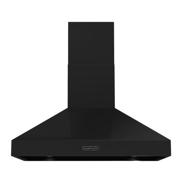 Rangemaster RDLXHD100PGBL/CM1 Rangemaster Deluxe Hood 100cm Gloss Black / Chrome