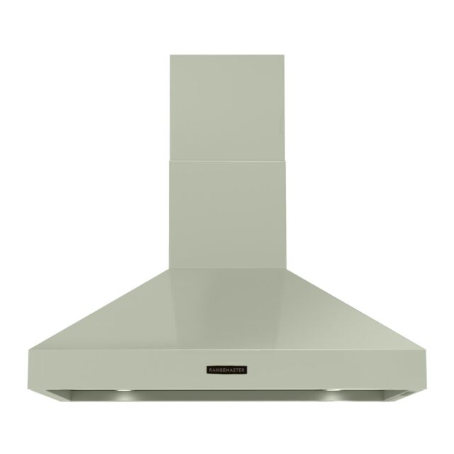 Rangemaster RDLXHD100PMNT/AB1 Rangemaster Deluxe Hood 100cm Mint / Antique Brass