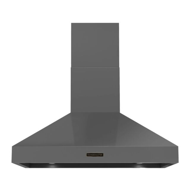 Rangemaster RDLXHD100PSLT/AB1 Rangemaster Deluxe Hood 100cm Slate / Antique Brass