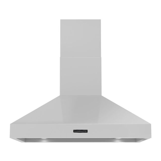 Rangemaster RDLXHD100PWHT/CM1 Rangemaster Deluxe Hood 100cm White / Chrome