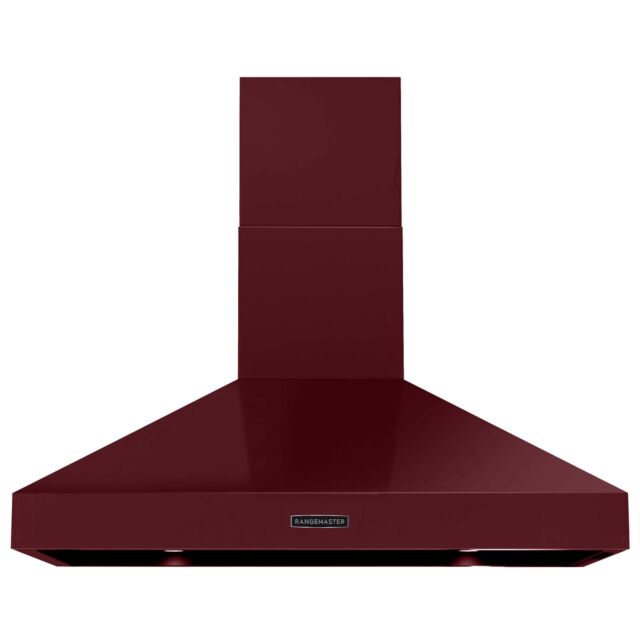 Rangemaster RDLXHD110PBOR/CM1 Deluxe Hood 110cm Bordeux / Chrome