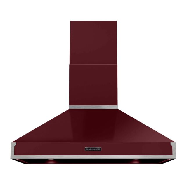 Rangemaster RPREHD100PBOR/CM1 Prestige Hood 100cm Bordeux / Chrome