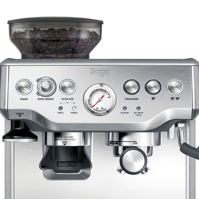 Sage BES875UK Barista Express Espresso Coffee Machine, Stainless