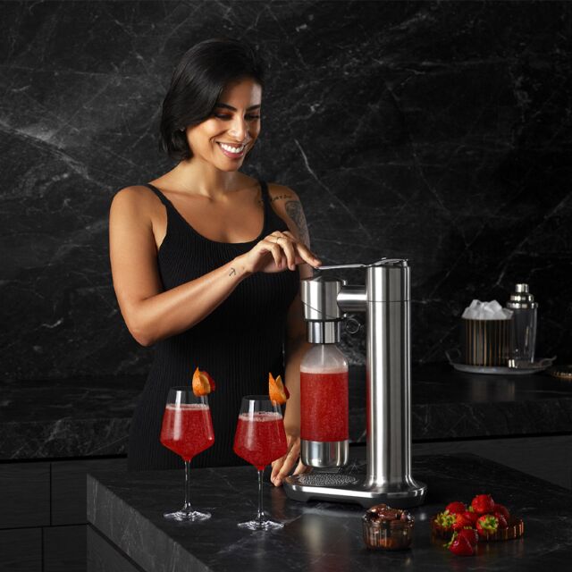 SAGE SCA800BSS0ZEU1 The InFizz Fusion, Stainless Stell