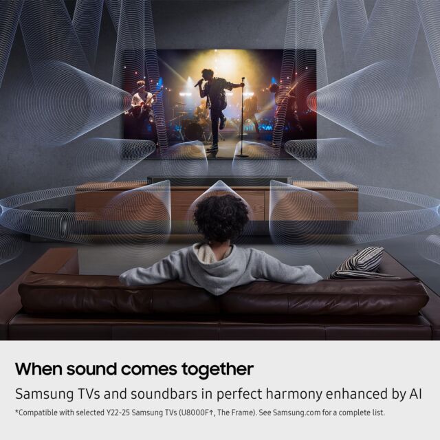 Samsung HW-Q990F/XU 11.1.4ch Q-Series Soundbar with Subwoofer & Rear Speakers - Titan Black