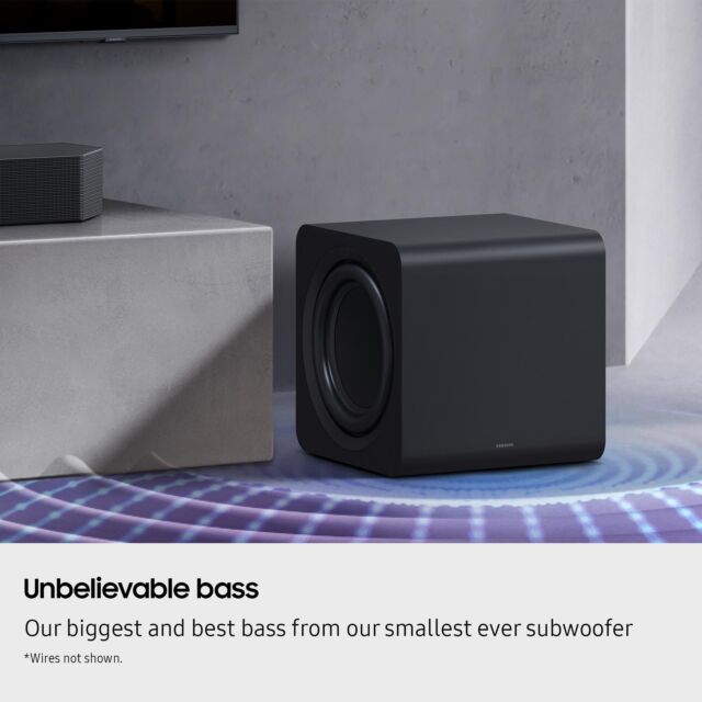 Samsung HW-Q990F/XU 11.1.4ch Q-Series Soundbar with Subwoofer & Rear Speakers - Titan Black
