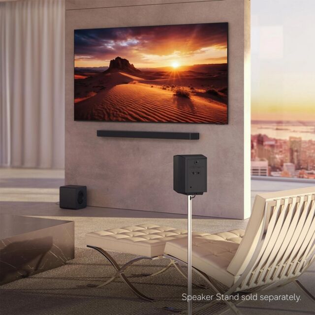 Samsung HW-Q990H/XU 11.1.4ch Q-Series Soundbar with Subwoofer & Rear Speaker - Titan Black
