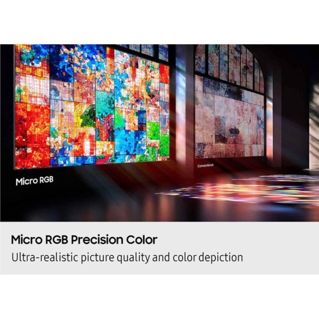 Samsung MRE115MR95FXXU Micro RGB 4K Smart Glare Free AI Smart TV - BRGB Carbon Silver