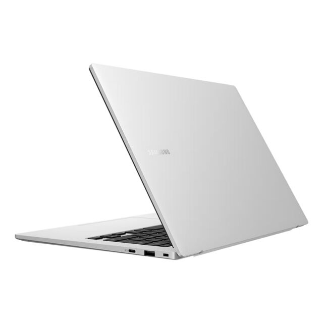 Galaxy Book2 Go, 14inch FHD Anti-Glare Screen, Snapdragon 7c+, 4GB RAM, 128GB SSD, Silver