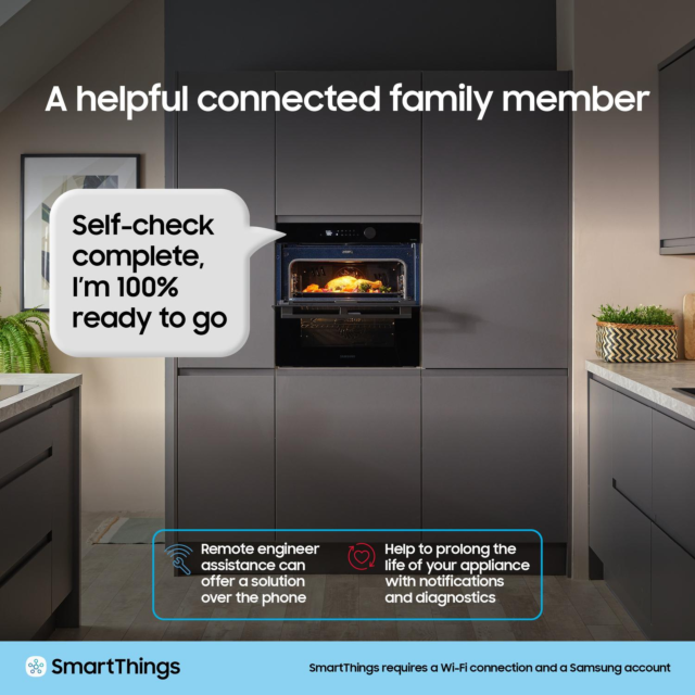 Samsung NV7B44205AK Bespoke Series 4 Oven with Dual Cook - Black