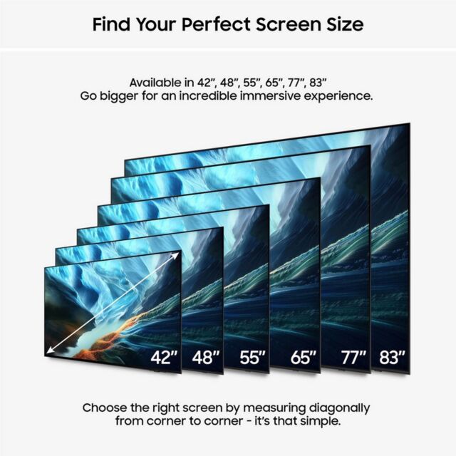 Samsung QE48S90HAEXXU 48inch OLED Glare Free Vision AI Smart TV