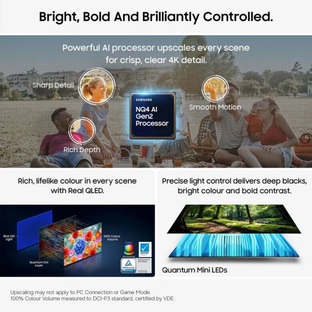 Samsung QE55QN80HAUXXU 55inch 4K Neo QLED Vision AI Smart TV
