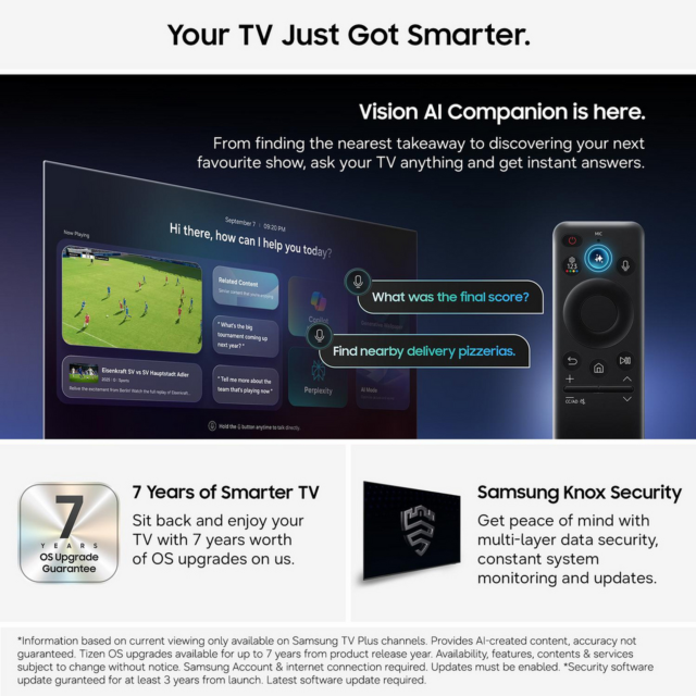 Samsung QE55QN80HAUXXU 55inch 4K Neo QLED Smart TV