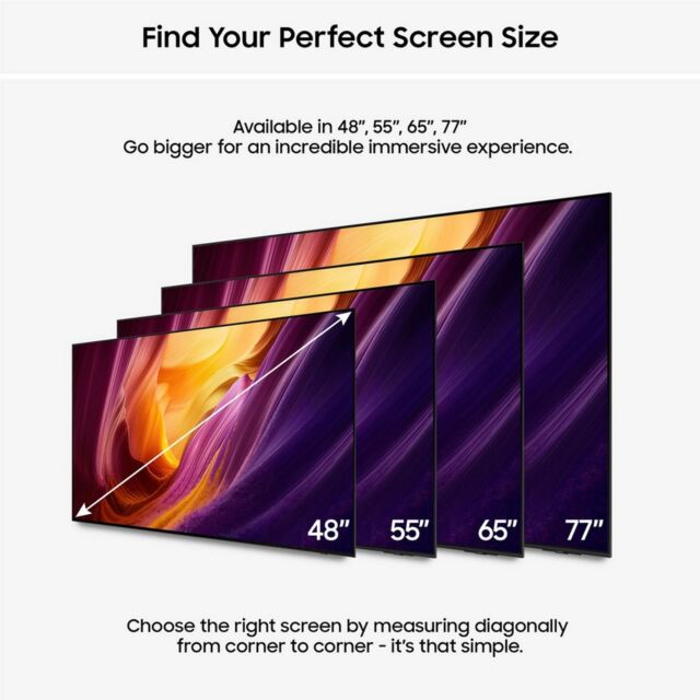 Samsung QE55S95HFTXXU 55inch OLED Glare Free Vision AI Smart TV