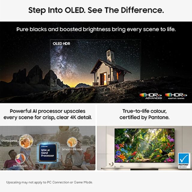 Samsung QE83S85HAEXXU 83inch OLED Vision AI Smart TV
