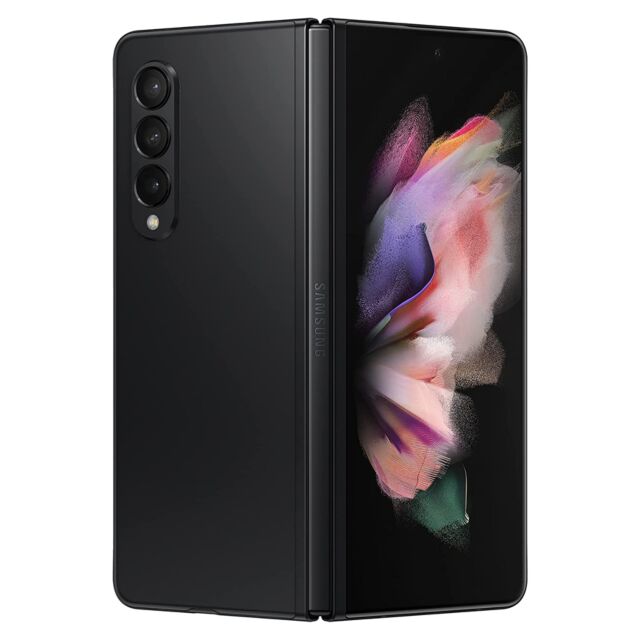 Samsung SM-F926BZKDEUA F926b Z Fold 3 5G Phantom Black 256GB