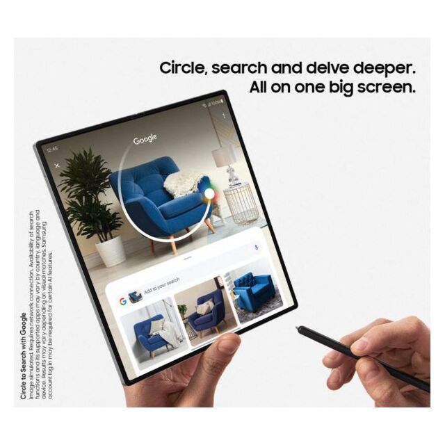 Samsung SM-F956BZSCEUB Z Fold 6 5G F956/DS, Silver Shadow, 512GB