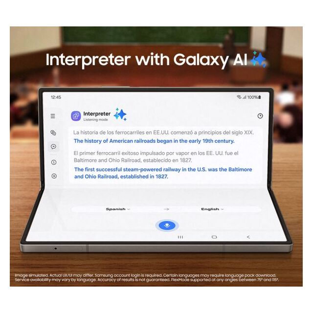 Samsung SM-F956BZSCEUB Z Fold 6 5G F956/DS, Silver Shadow, 512GB