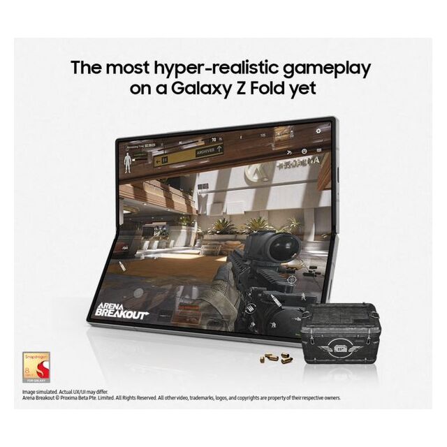 Samsung SM-F956BZSCEUB Z Fold 6 5G F956/DS, Silver Shadow, 512GB