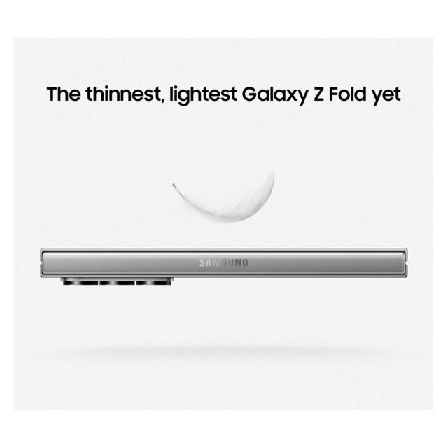Samsung SM-F956BZSCEUB Z Fold 6 5G F956/DS, Silver Shadow, 512GB