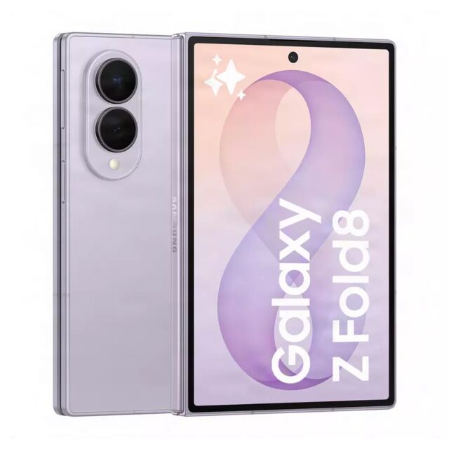 Samsung SM-F971BLVCEUE Z Fold8 F971B 5G 12GB Ram 512GB- Lavender