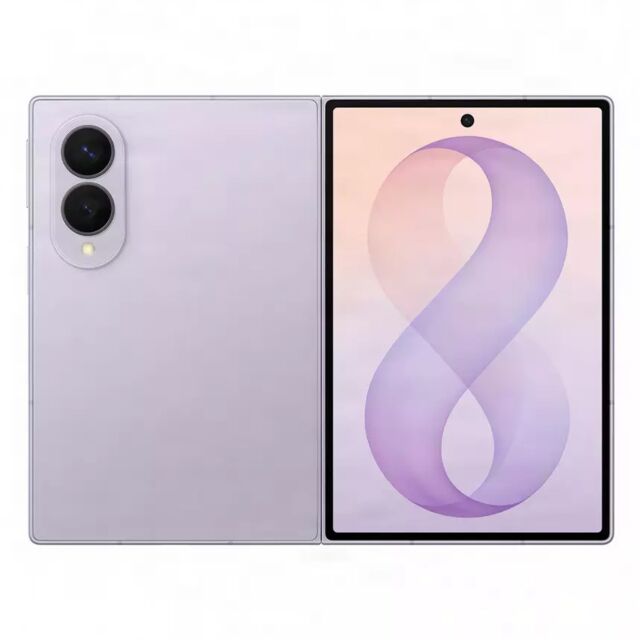Samsung SM-F971BLVCEUE Z Fold8 F971B 5G 12GB Ram 512GB- Lavender