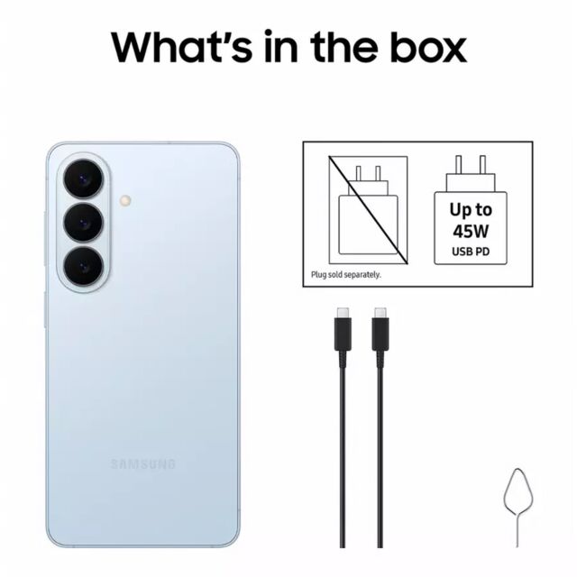 Samsung SM-S942BLBGEUE Galaxy S26 6.3inch 5G 12GB/256GB - Sky Blue