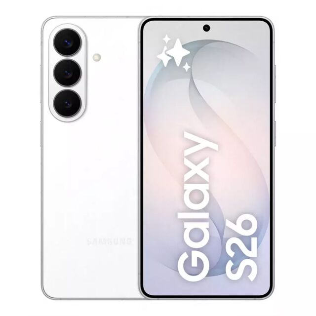 Samsung SM-S942BZWGEUE Galaxy S26 6.3inch 5G 12GB/256GB - White