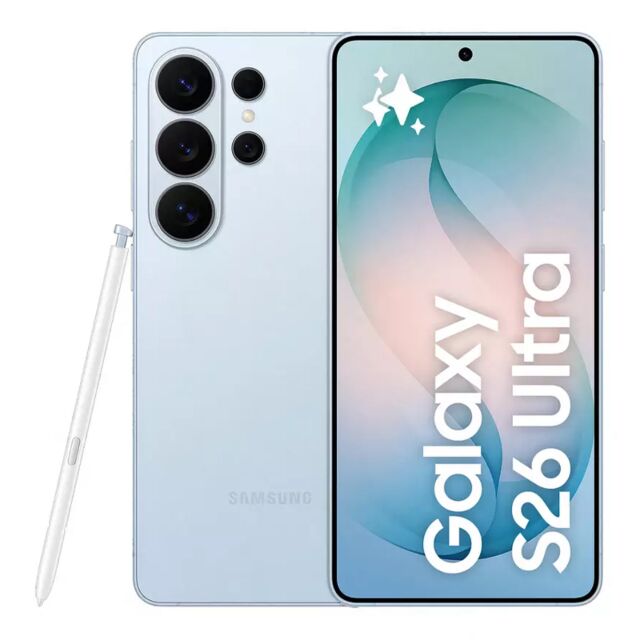 Samsung SM-S948BLBHEUE Galaxy S26 Ultra 6.9inch 5G 12GB//1TB - Sky Blue