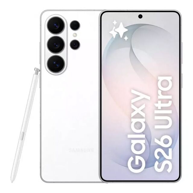 Samsung SM-S948BZWHEUE Galaxy S26 Ultra 6.9inch 5G 12GB/1TB - White