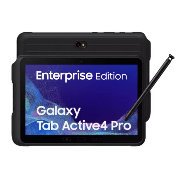 Samsung SM-T636BZKEEEA Galaxy Tab Active4 Pro (10.1inch, 5G) 128GB, Enterprise Edition, Black