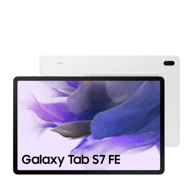 Samsung SM-T733NZSAEUA Galaxy Tab S7 FE (12.4inch, Wi-Fi) 64GB, Mystic Silver