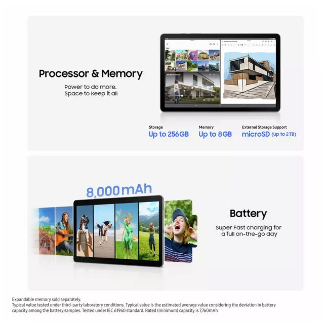 Samsung SM-X406BZAPEUB Tab S10 Lite 5G X406 8/256GB Gray
