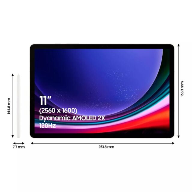 Samsung SM-X716BZEAEUB Galaxy Tab S9 (11inch, 5G) 128GB, Beige